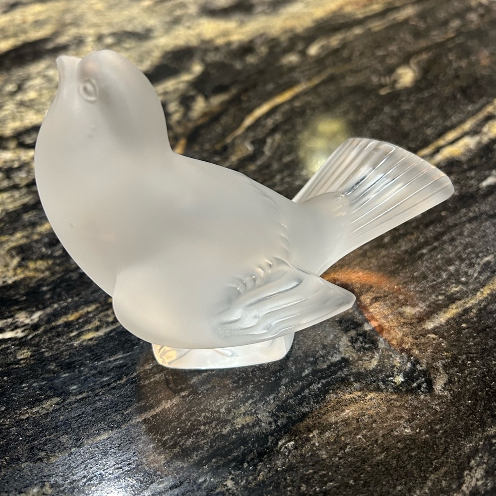 Lalique Bird Figurine